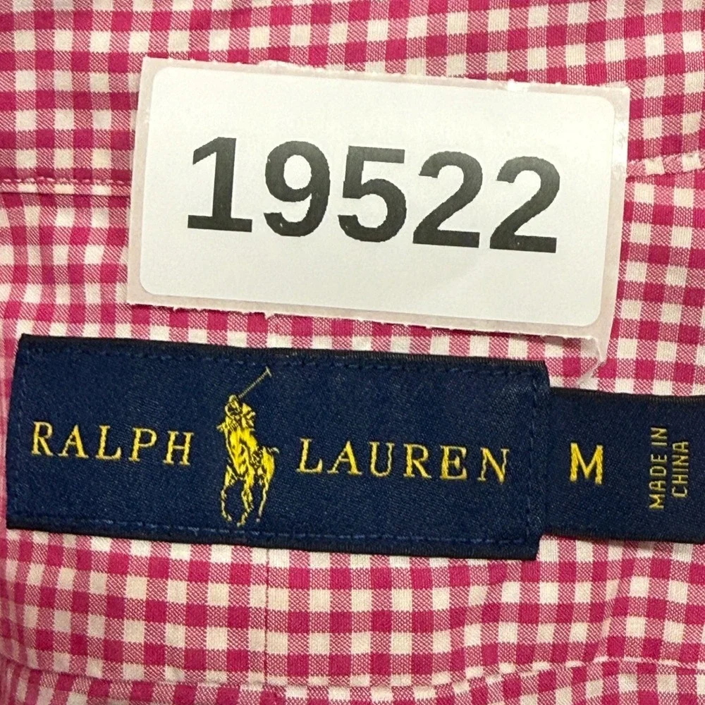 Polo by Ralph Lauren Pink Gingham Button-Down Shirt - Picture 9 of 9